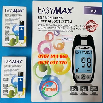 khuyen mai khi mua may do duong huyet easymax mu