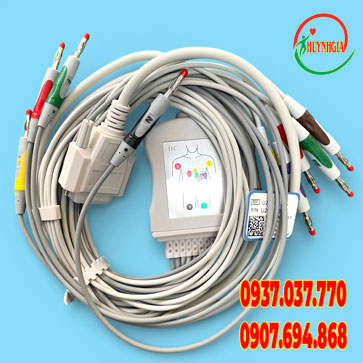 Dây cáp điện tim dùng cho máy điện tim