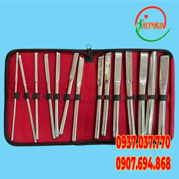 Bộ nong tử cung 14 cỡ (4-17mm)