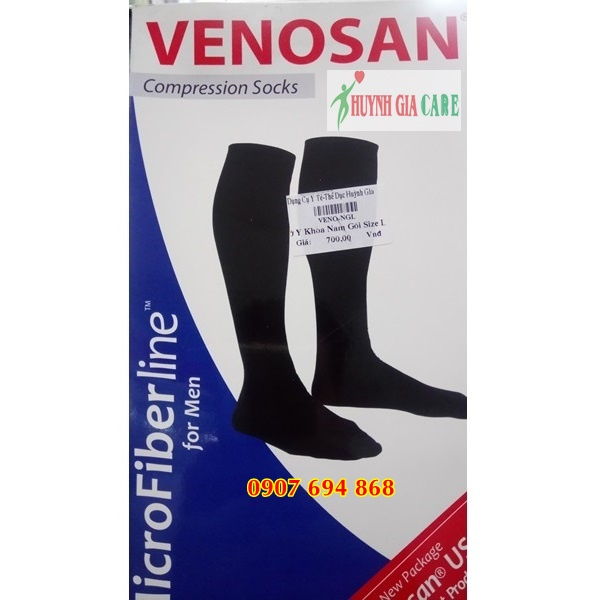Vớ y khoa gối Venosan dùng cho nam
