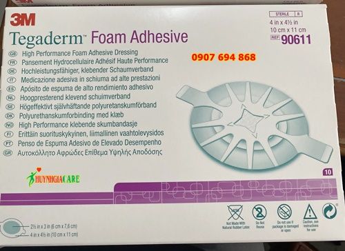 bang dan hut dich tegaderm foam adhisive 90611
