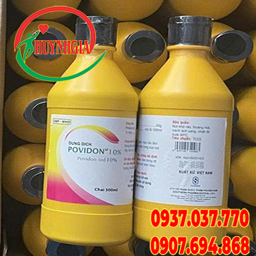 Dung dịch sát khuẩn povidone iodine 10% 500ml