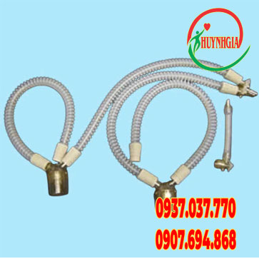 Dây thở silicon 2 nhánh người lớn dùng nhiều lần có bẩy nước