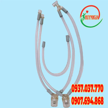 Dây thở silicon 2 nhánh trẻ em dùng nhiều lần có bẩy nước