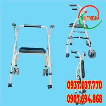 Khung tập đi có bánh xe - có ghế ngồi KHU-6B