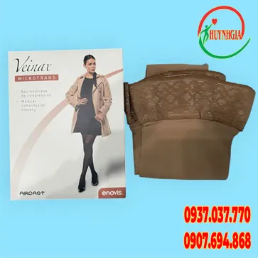 Vớ đùi bít ngón Veinax các cỡ