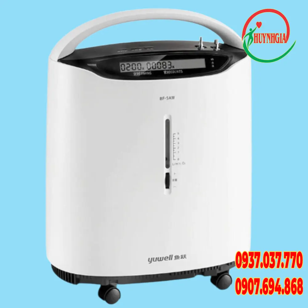 Máy tạo oxy Yuwell dung tích 5 lít cao cấp